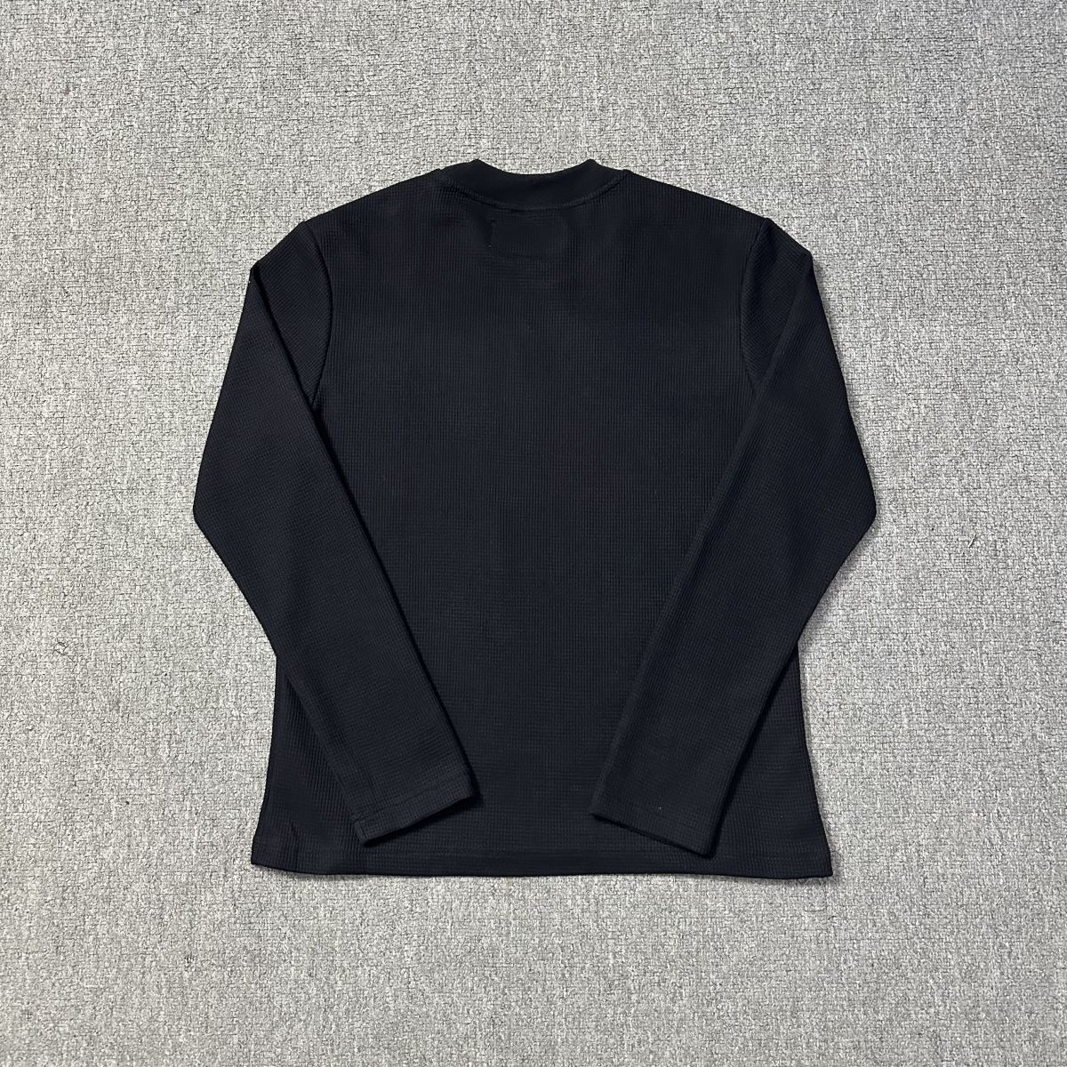 Corteiz C Starz Longsleeve Waffle T-Shirt Black - Corteiz